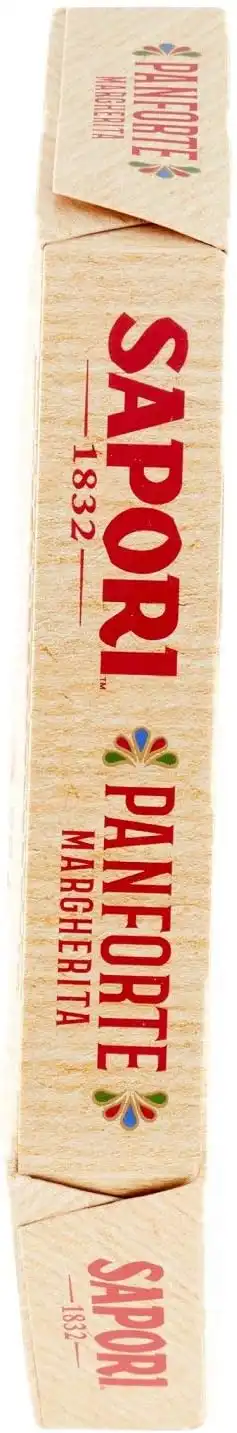 10x Panforte Margherita I Sapori 320g Dolce Natalizio Mandorle e Cedro Canditi