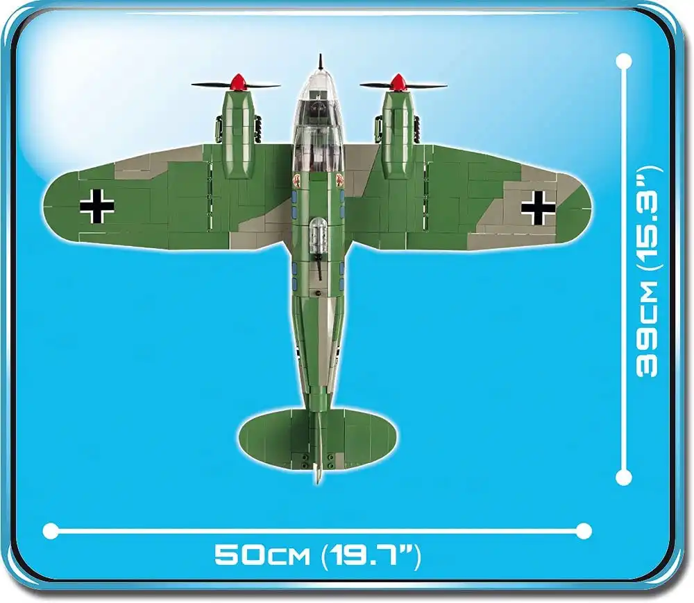 Set Costruzioni Cobi 725pz Riproduzione Aereo HC WWII/5717/HEINKEL HE 111P-2
