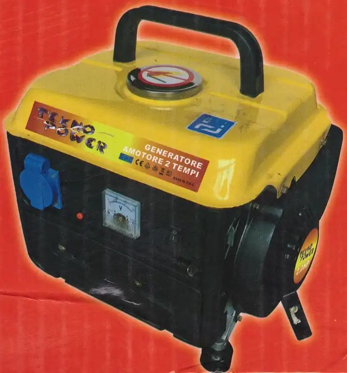 Gruppo Elettrogeno Generatore Di Corrente 800W Motore 2 Tempi 4 Litri ZH950