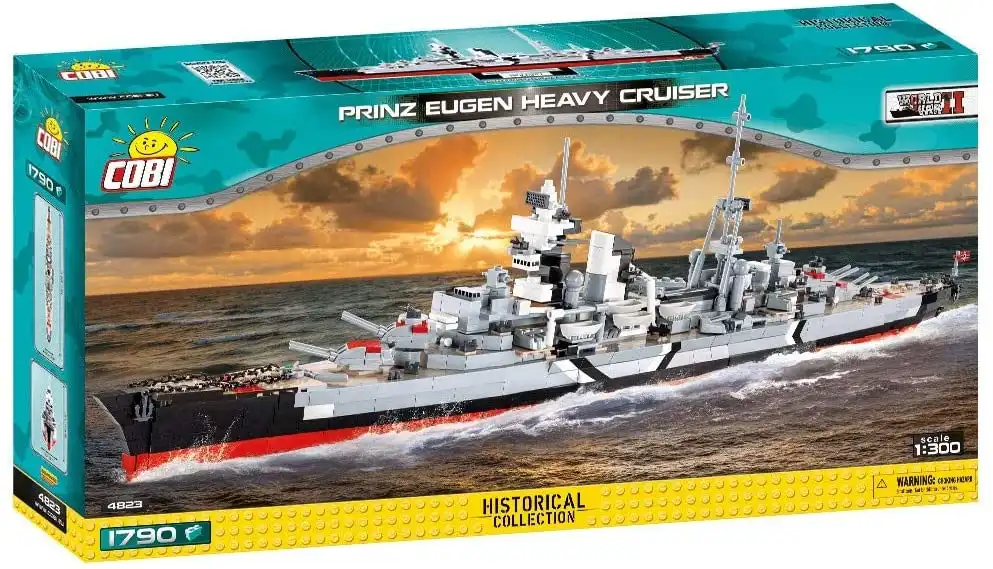 Cobi costruzioni nave crociata tedesca 1772 pezzi principe Eugenio modellismo
