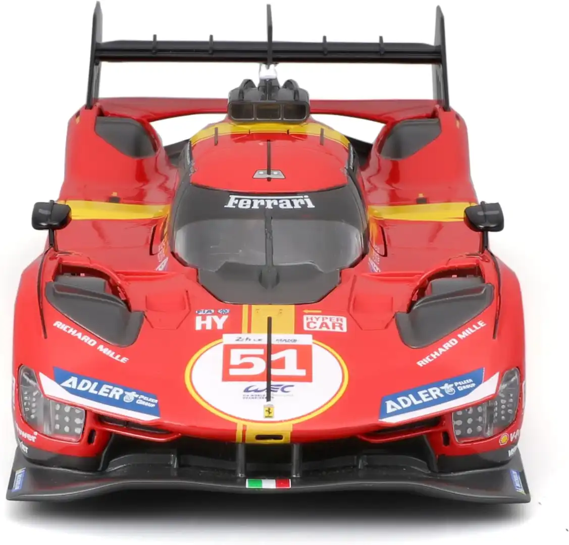 Bburago Ferrari Racing - 499P LMH 2023#51 - Rosso - Novità 2024 Scala 1:24