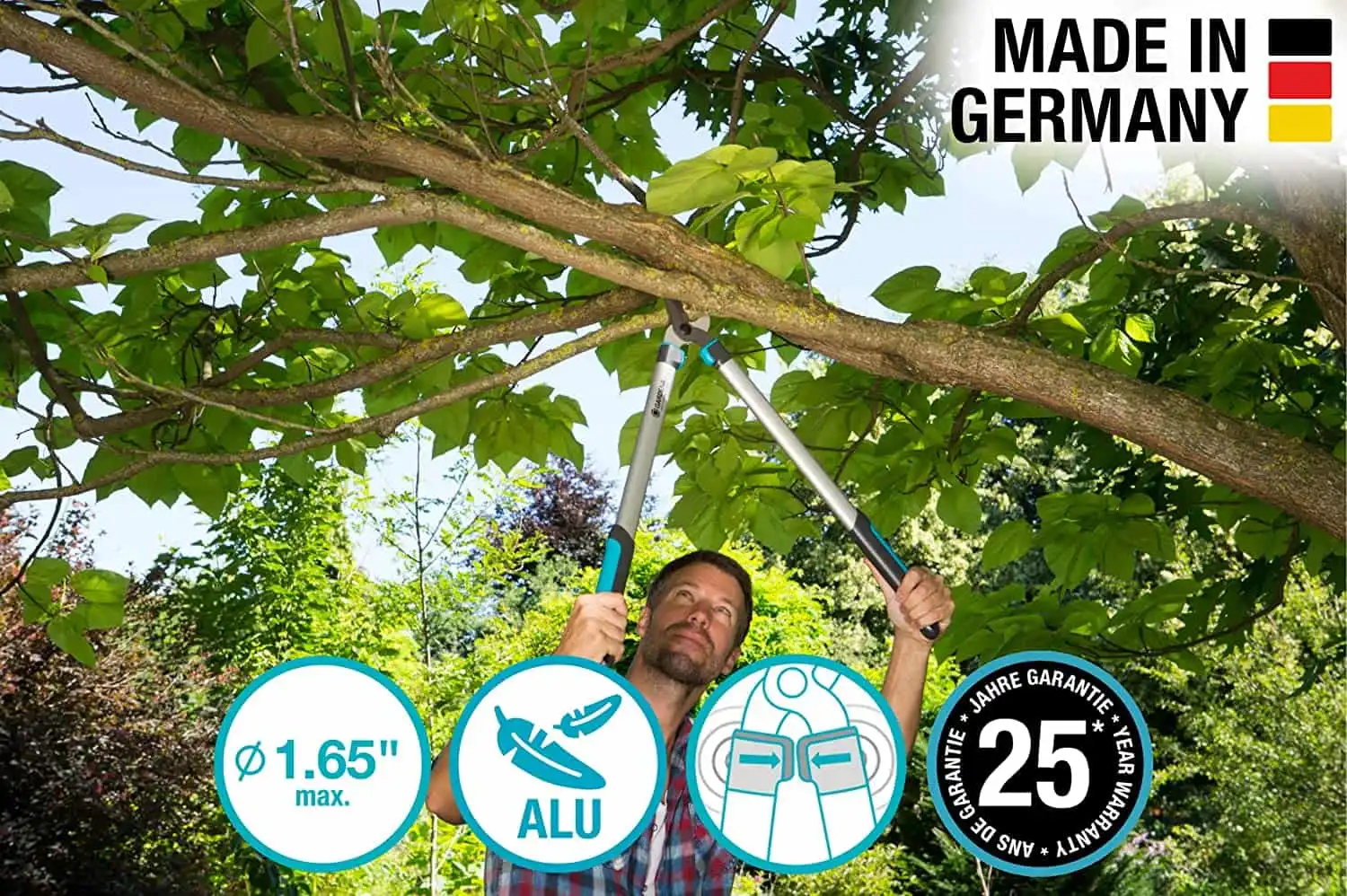 Gardena Troncarami Easycut 680 B Svettatoio per Tagliare Rami Fino a 42mm