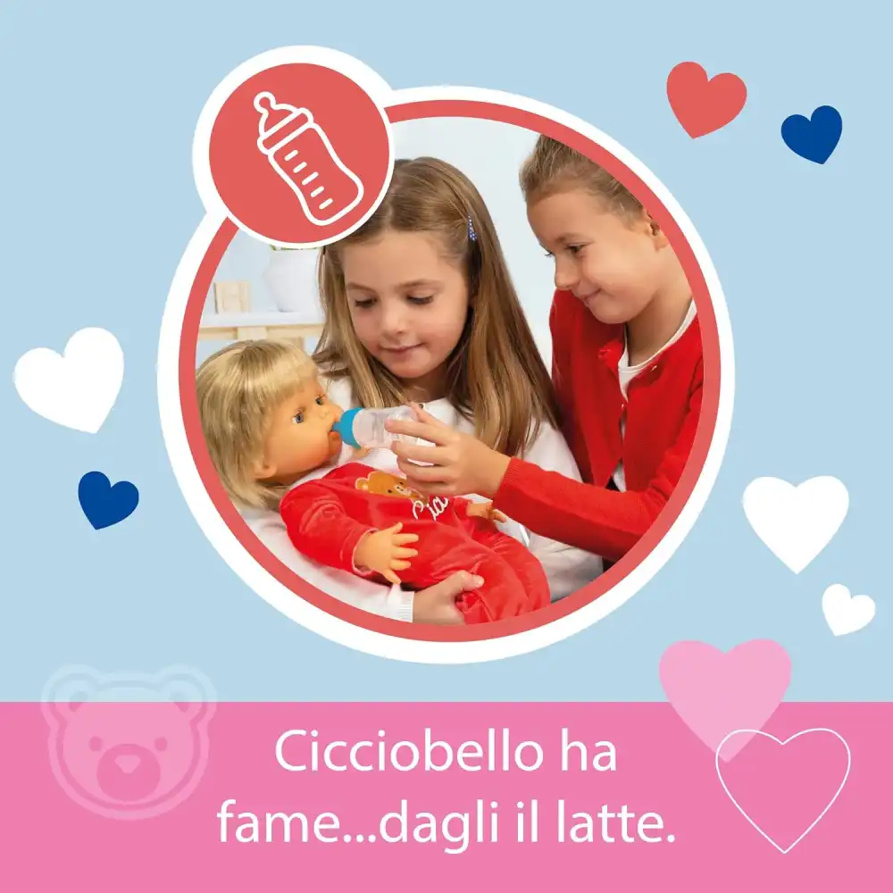 Cicciobello Mummy Love Bambola Interattiva da 42 cm con Funzioni Realistiche 2+