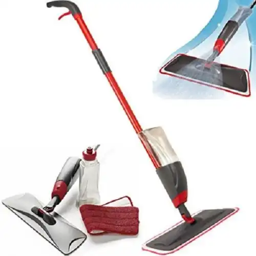 Scopa Spray Mop set lava pavimenti con panno lavabile in microfibra e vaschetta