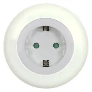 Luce Notturna a Led con Presa Integrata con Accensione e Spegnimento Automatico