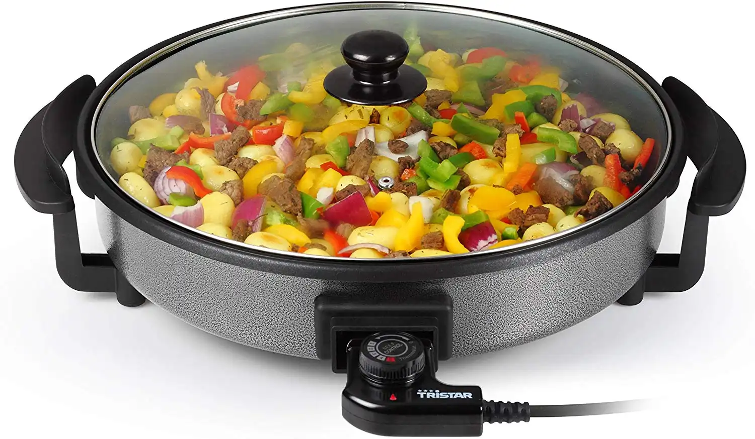 Tristar PZ-2964 Padella Elettrica Pentola Bollire Cuocere Arrostire Grill 40 CM
