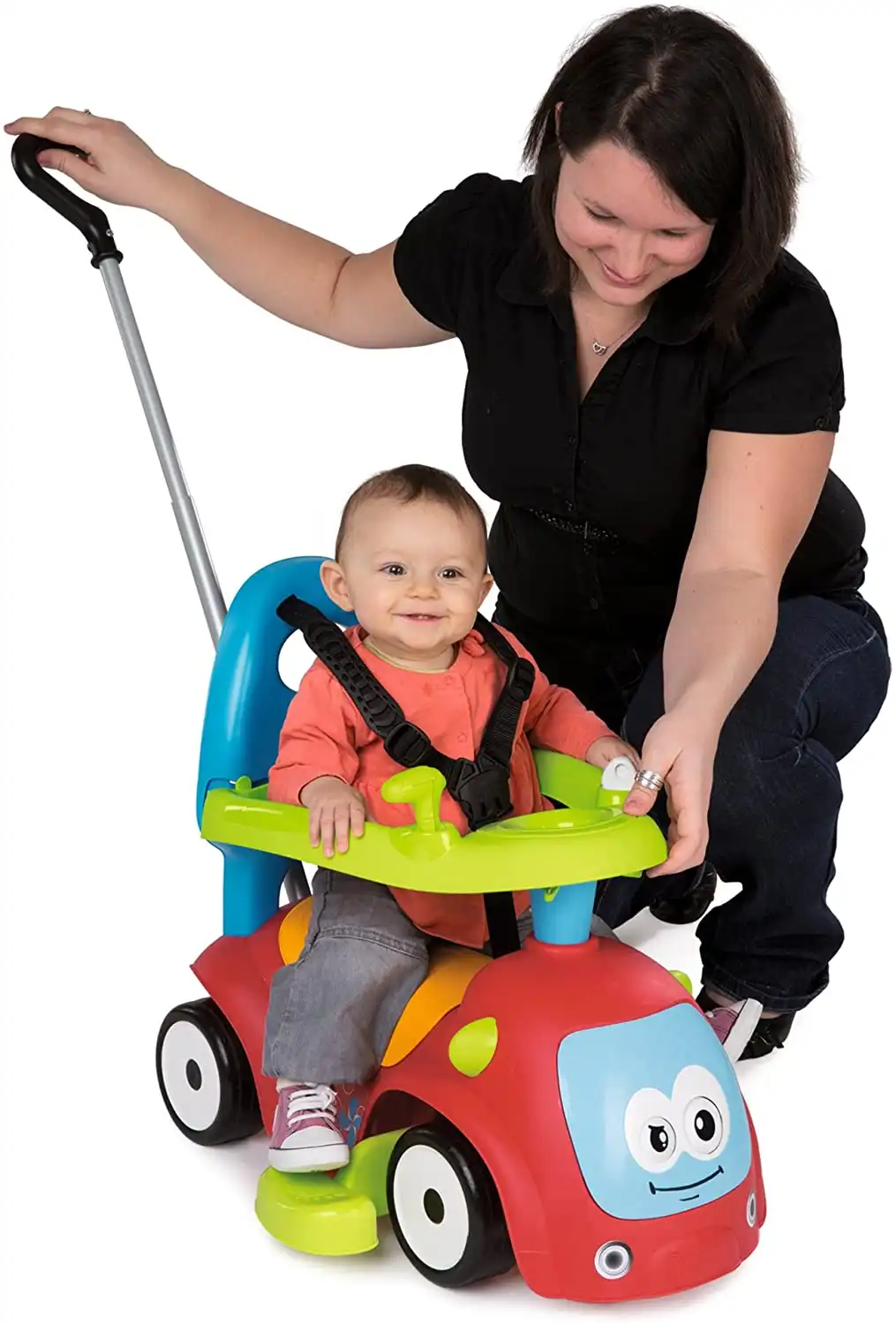 Smoby Primi Passi Maestro Balade Magic Eyes Boy Calvalcabile Bambini 10 Mesi+
