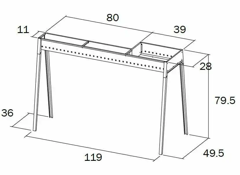 Cuoci Arrosticini con Barbecue a Carbone 120 cm Milano Grill in Acciaio Inox
