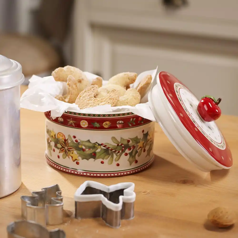 Villeroy & Boch Winter Bakery Delight Scatola Contenitore per Pasticcini 11x13cm