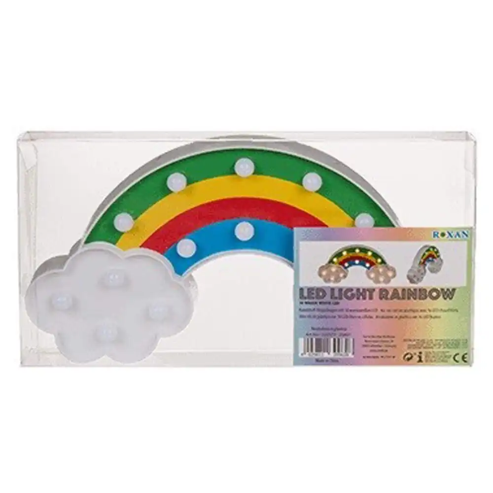 Arcobaleno in Plastica Luci con 16 Led Bianco Caldo per Luce Notturna Illuminare