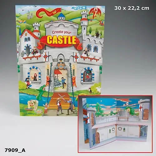 Depesche Album Con Stickers Fluorescenti Per Creare Il Tuo Castello Da Colorare
