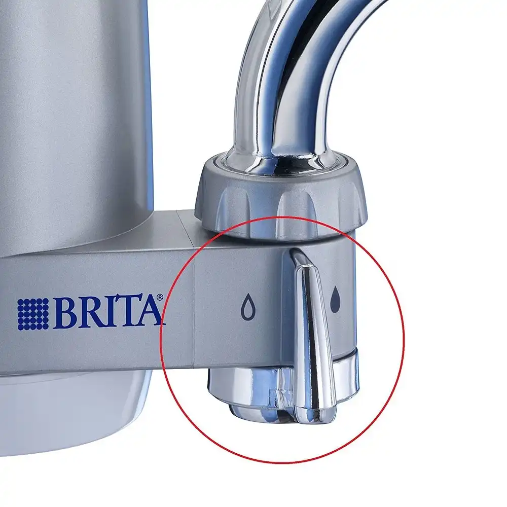Brita Acqua Filtrata Da Rubinetto Filtro Grigio Cromato Purificatore D'Acqua