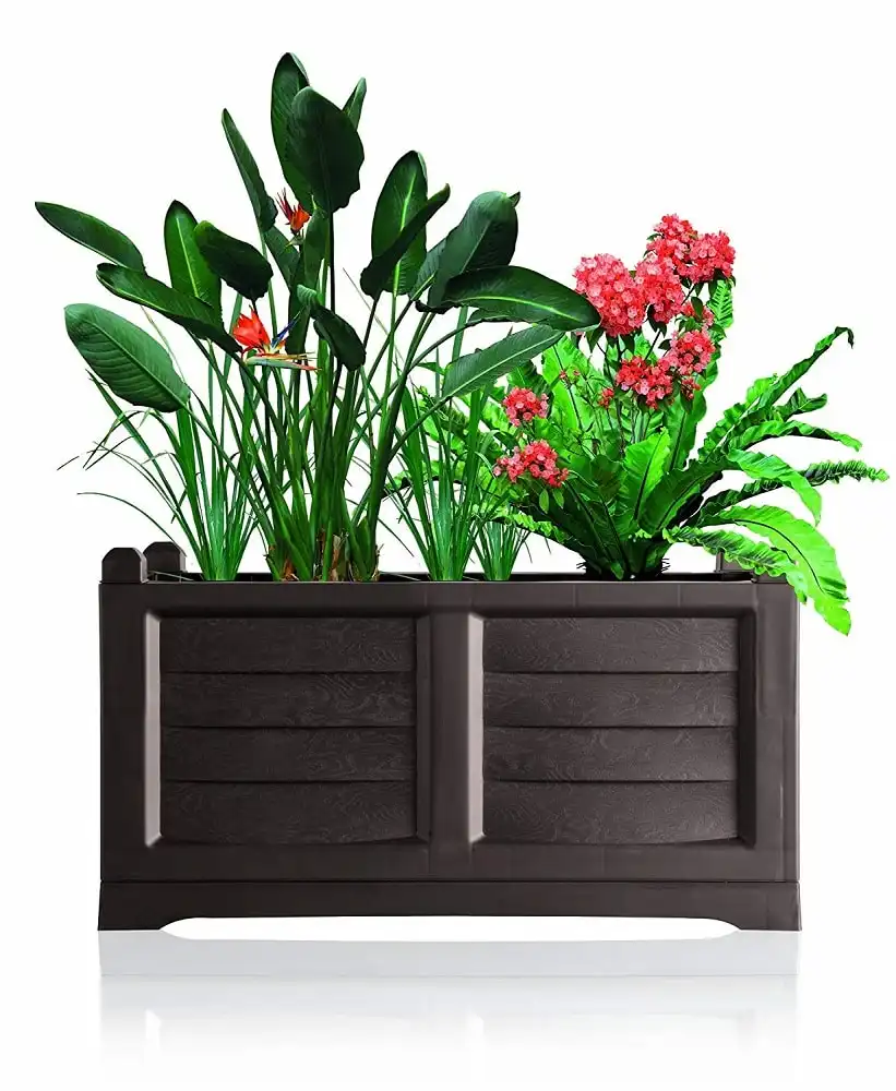 Fioriera Kit Arredo Giardino Negozi Esterni Porta Vaso Per Fiori con Maniglie