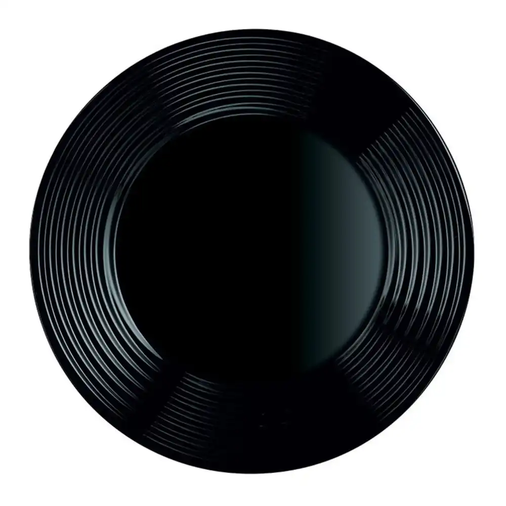 Servizio Da Tavola Harena Nero 19 Pz Piatti Con Insalatiera Arcopal Luminarc