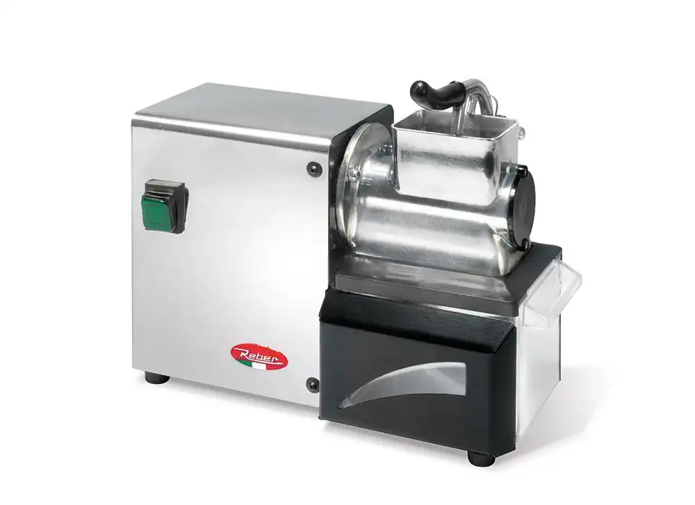 Grattugia Elettrica Reber Professionale in Acciaio per Formaggio Pane 200 Watt