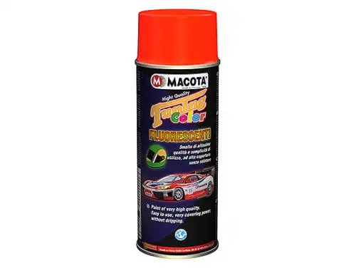 MACOTA Tuning Vernice Spray Fluorescente e Trasparente Smalto Acrilico NON COLA