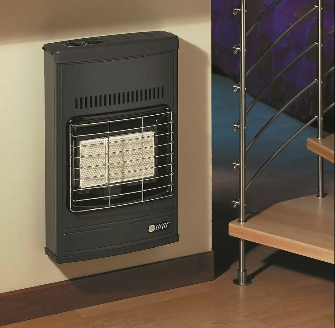 Stufa a Gas Metano Ad Infrarossi Eco40 Sicar a Parete o Pavimento 4200W Watt