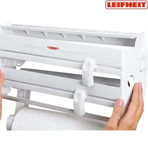 Porta Rotolo Portarotolo A Parete Da Cucina Per 3 Rotoli Scottex Carta Alluminio