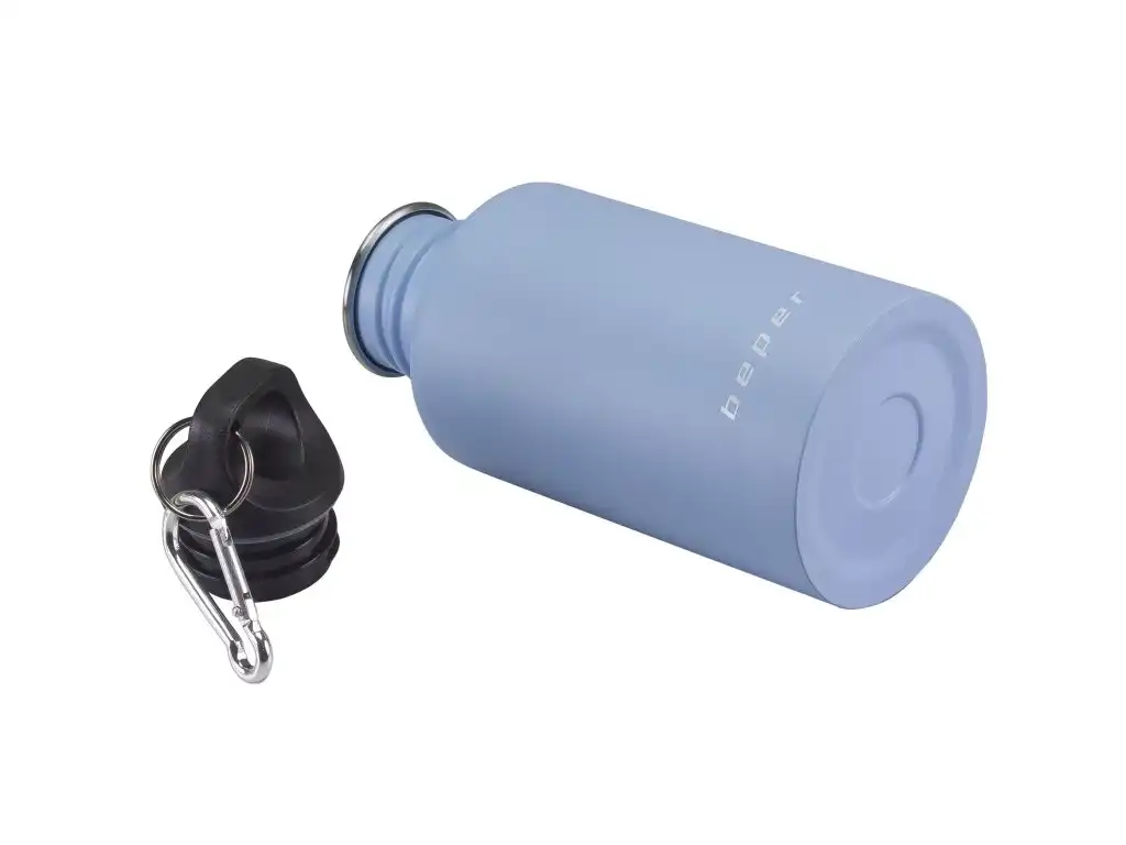 Borraccia Isolante Leggera e Compatta in Acciaio Inox Capacita' 500ML Azzurra