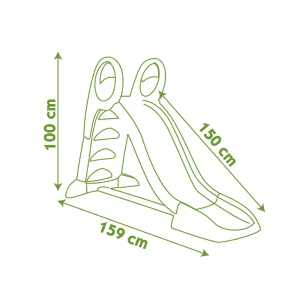 Gioco da Esterno Giardino Scivolo per Bambini in Plastica 158x70x102 cm