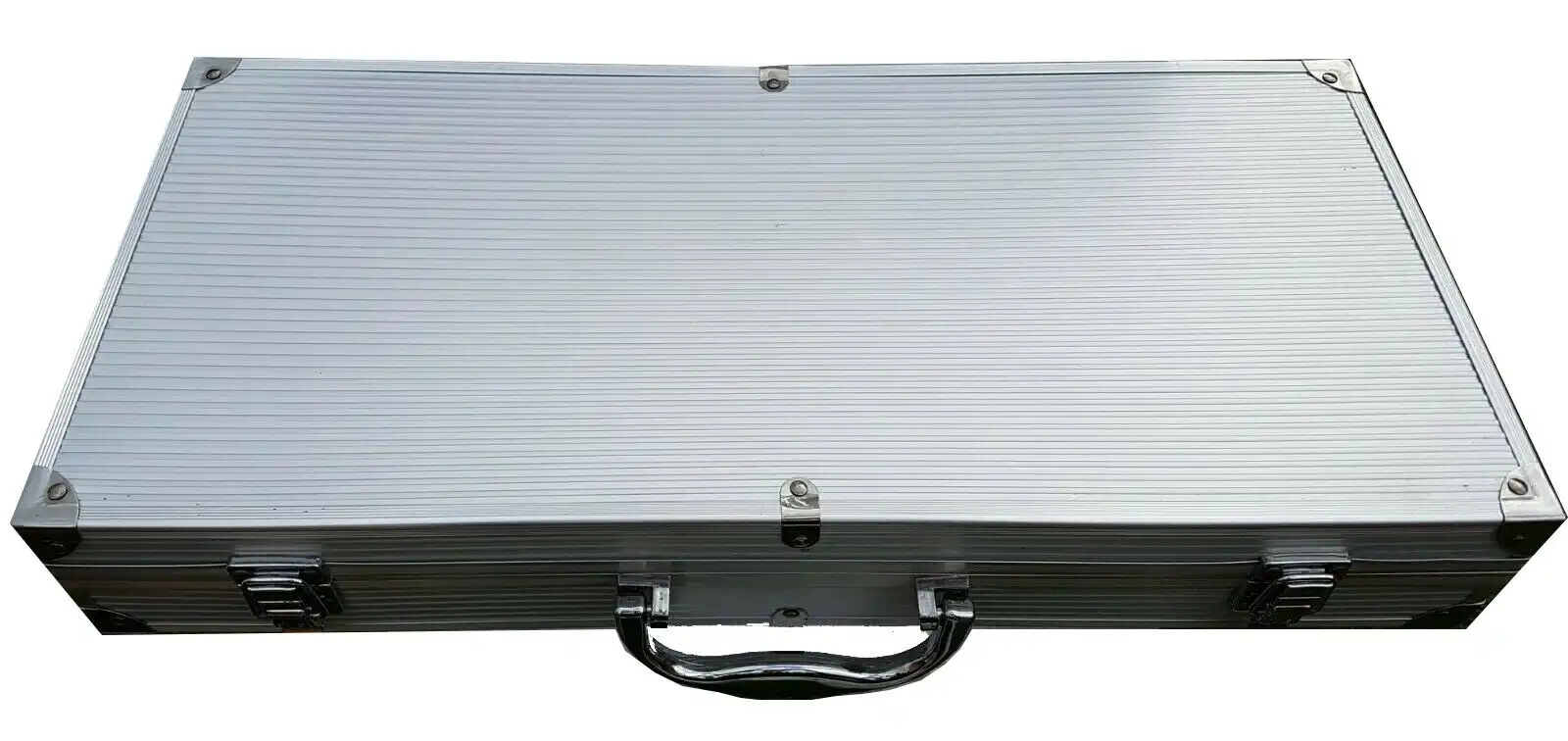 Set Attrezzi Barbecue in acciaio Inossidabile con Impugnatura 17pz in Valigetta