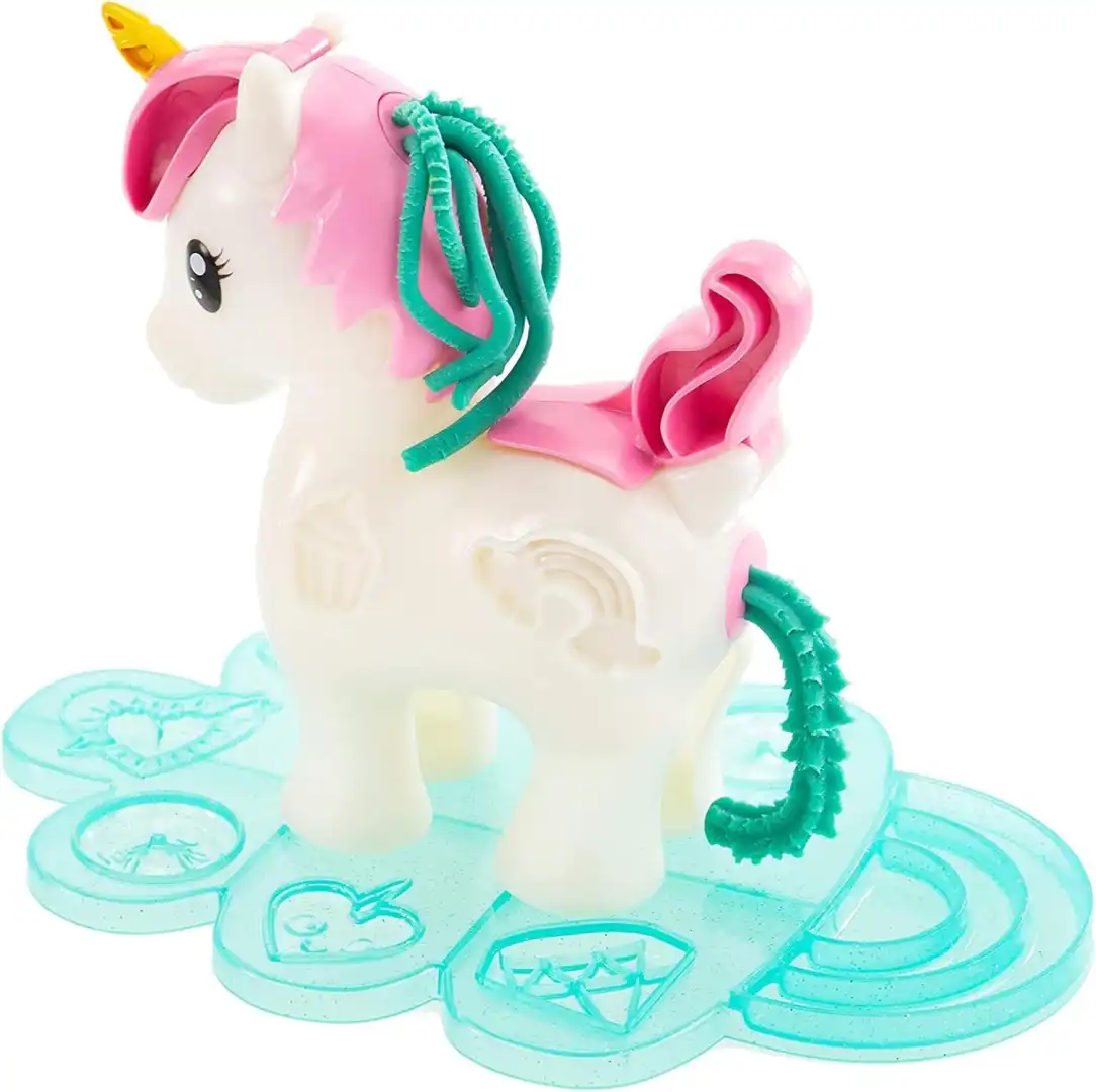 Creadò Nice Group Cavallino Magico Unicorno con Estrusori per Pasta Modellabile