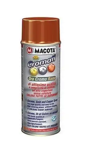 Macota Vernice Spray Metalli 3G Effetto Cromo Ramatura Rame 400ML