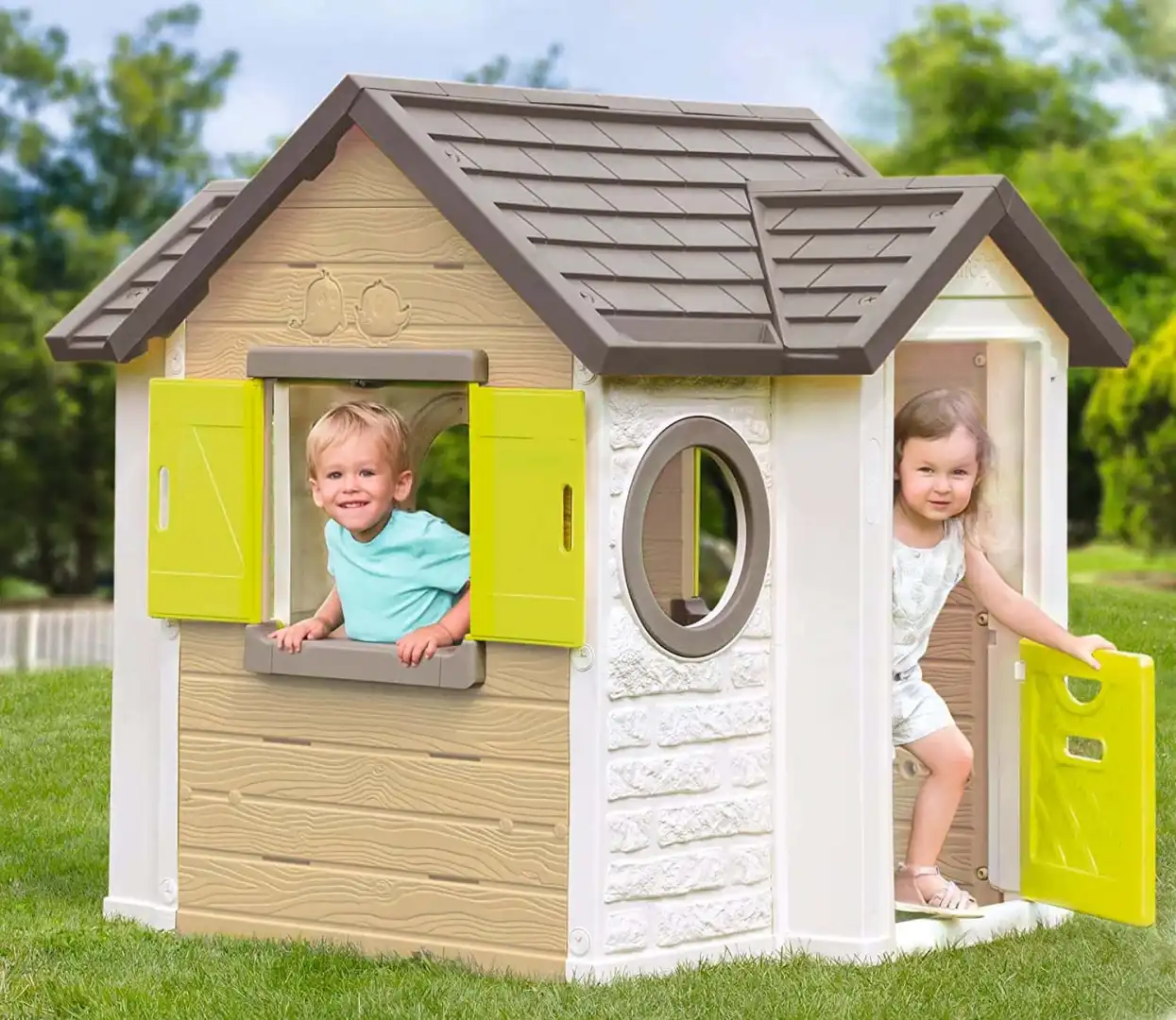 USATA - Smoby Casa Casetta Per Bambini My New House Gioco Bambini 120x115x135 cm