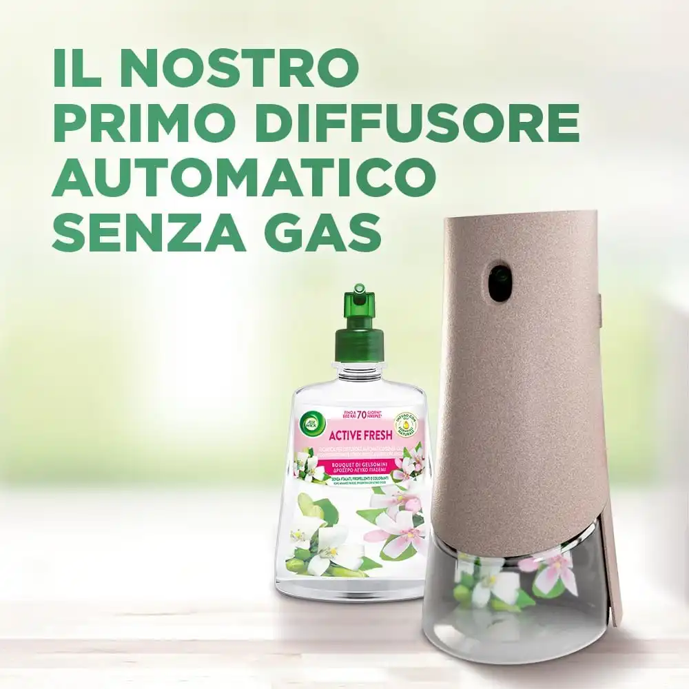 Airwick Active Fresh Deodorante per Ambienti Fragranza Bouquet di Gelsomini