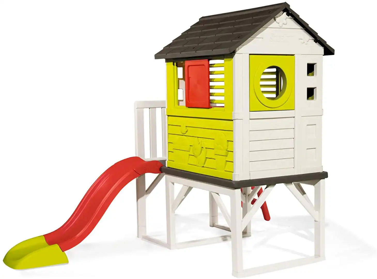 Smoby Casa Casetta Per Bambini su Palafitte Centro Multigioco 260 x 160 x 197 cm