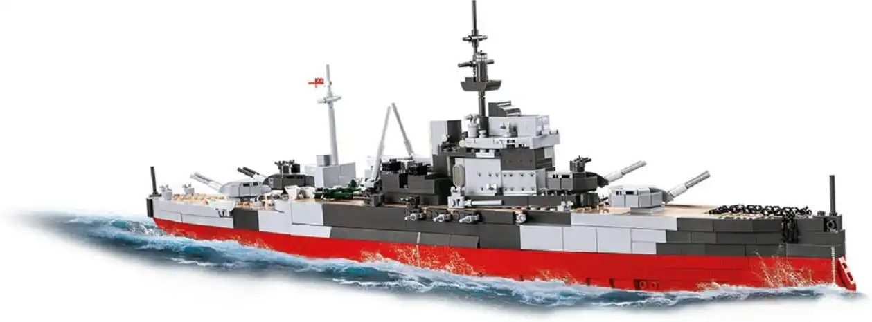 Gioco Costruzioni Cobi Nave da Guerra HMS Warspite Scala 1:300 Set 1515pz