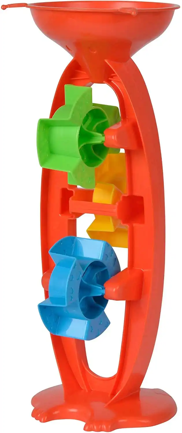 Mulino a Sabbia con 3 Rotelle h35 cm Gioco Sabbia per Bambini Colori Assortiti