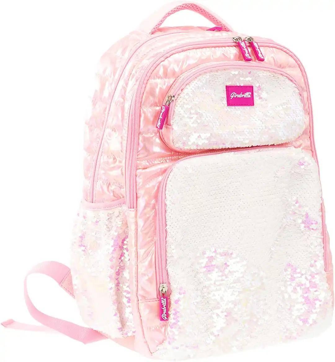 Zaino Zainetto Girabrilla per Bambini Con Paillettes Reversibili 31x21xh41cm