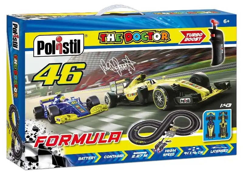 BO VR46 Formula Racing 1:43 Pista Valentino Rossi The Doctor
