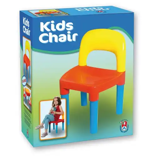 Sedia Baby per Bambini Colorata Sedia Gioco in Plastica 31 x 23 x 48cm