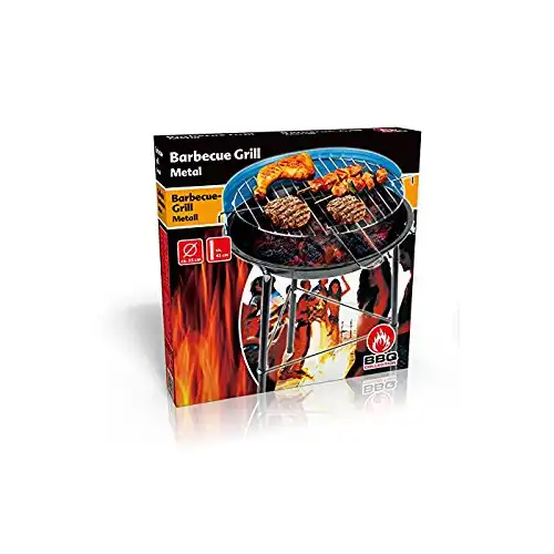Barbecue a Carbone BBQ Fornacella Griglia Giardino Diametro 33 cm Grill