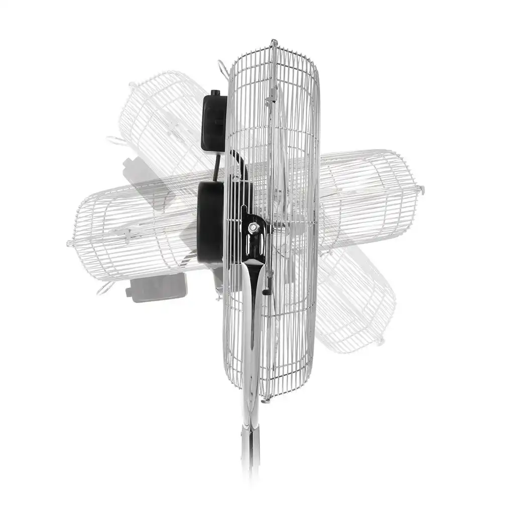 Ventilatore a Piantana in Metallo 100W con 3 Velocita' 5 Pale Diametro 46cm