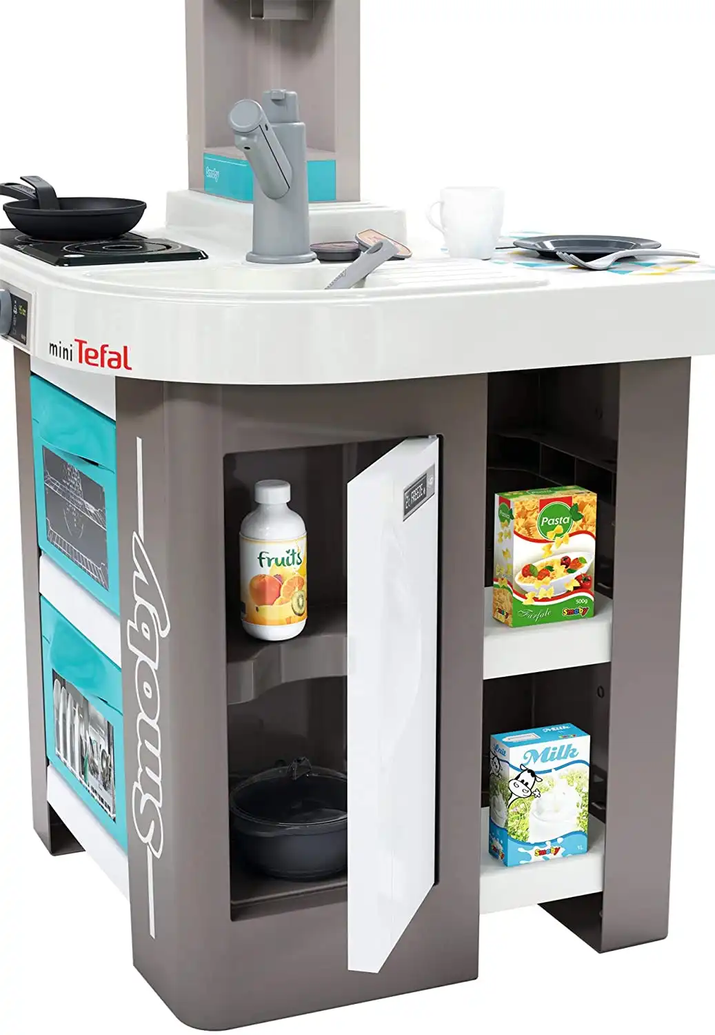 Tefal Studio Bubble Azzurra Cucina Giocattolo per Bambini con Accessori Anni 3+