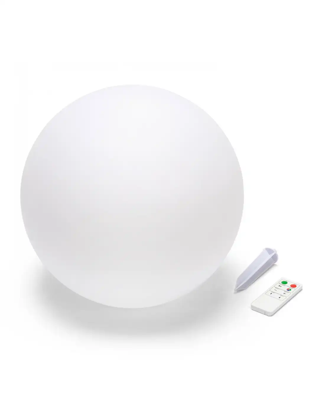 Sfera Luminosa a Ricarica Solare Palla Led RGB Con Crepuscolare + Telecomando