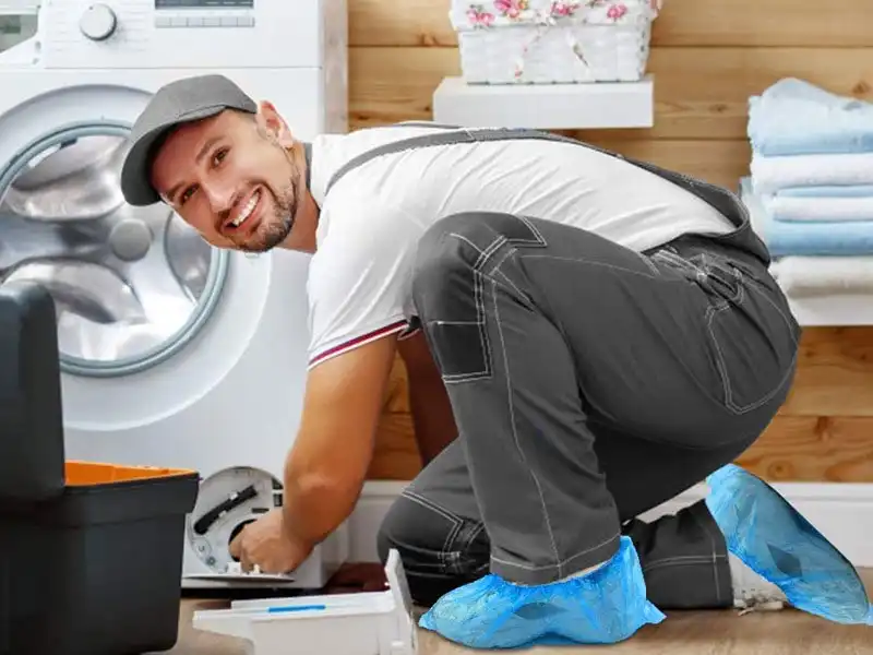 Set 100 Pezzi Copriscarpe Monouso Per Distributore Automatico Con Elastico
