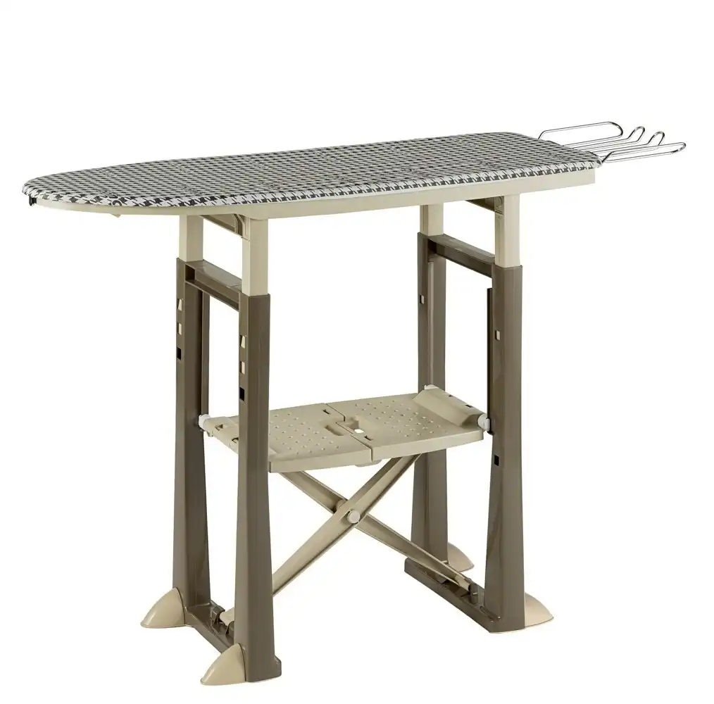 Bama Trend Asse Da Stiro Tortora 137x40x92 CM Regolabile in Altezza