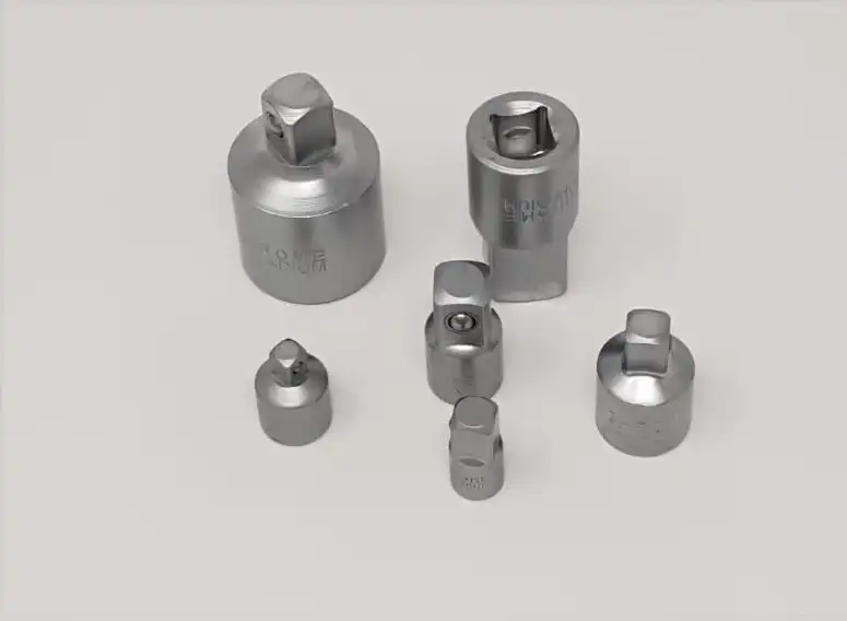Set 6 Pz Adattatori Riduttori Aumentatori Per Chiavi a Cricchetto Cromo Vanadium
