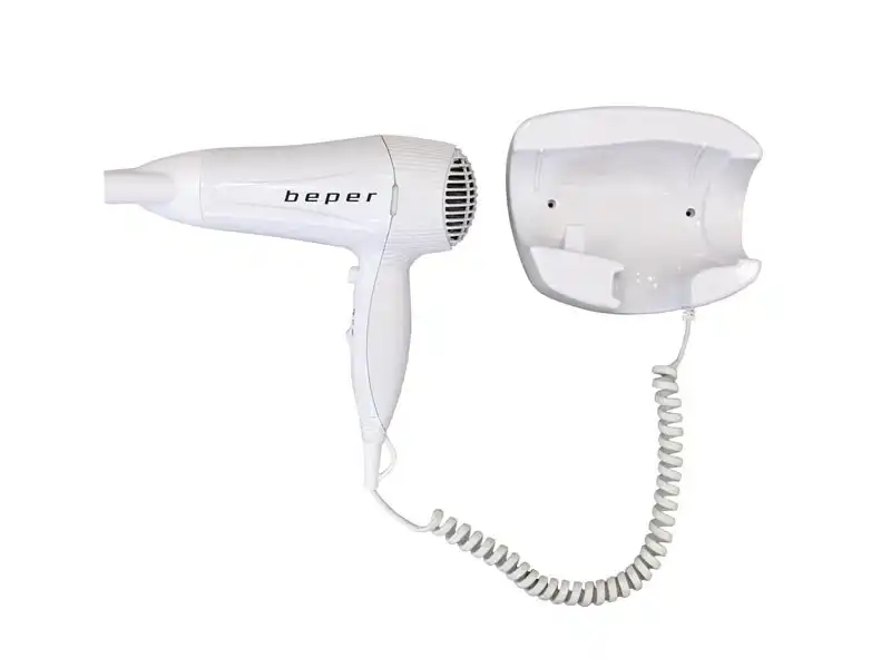 Asciugacapelli Asciuga Capelli 2000 Watt da Parete Spegnimento Automatico