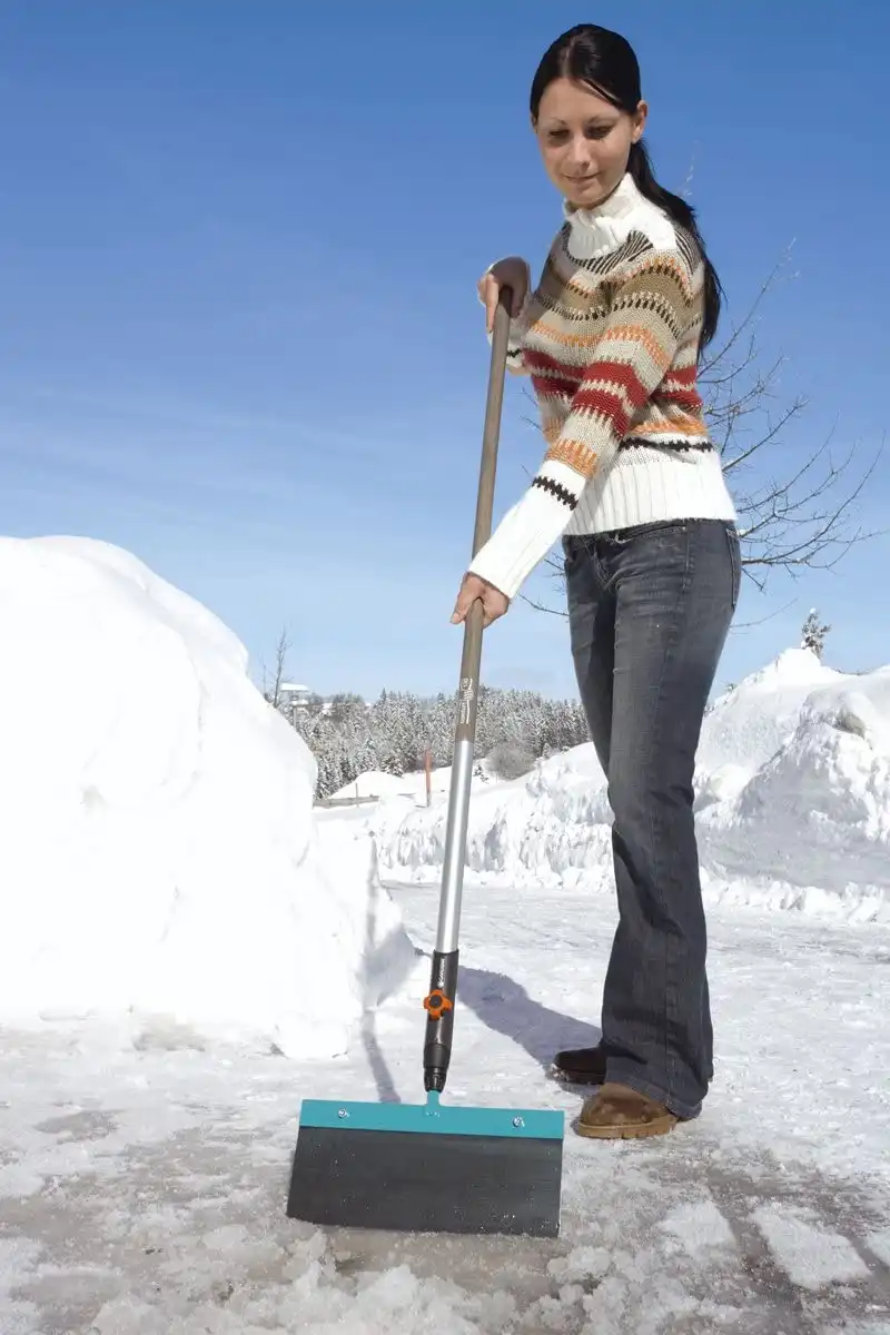 Rompighiaccio con Lama in Acciaio per Rimozione Giaccio e Neve Larghezza 30cm