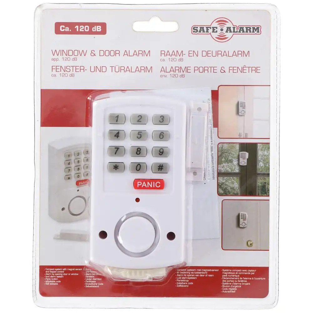 Allarme per Porte e Finestre con Sensore Magnetico Anti Intrusione a Batteria