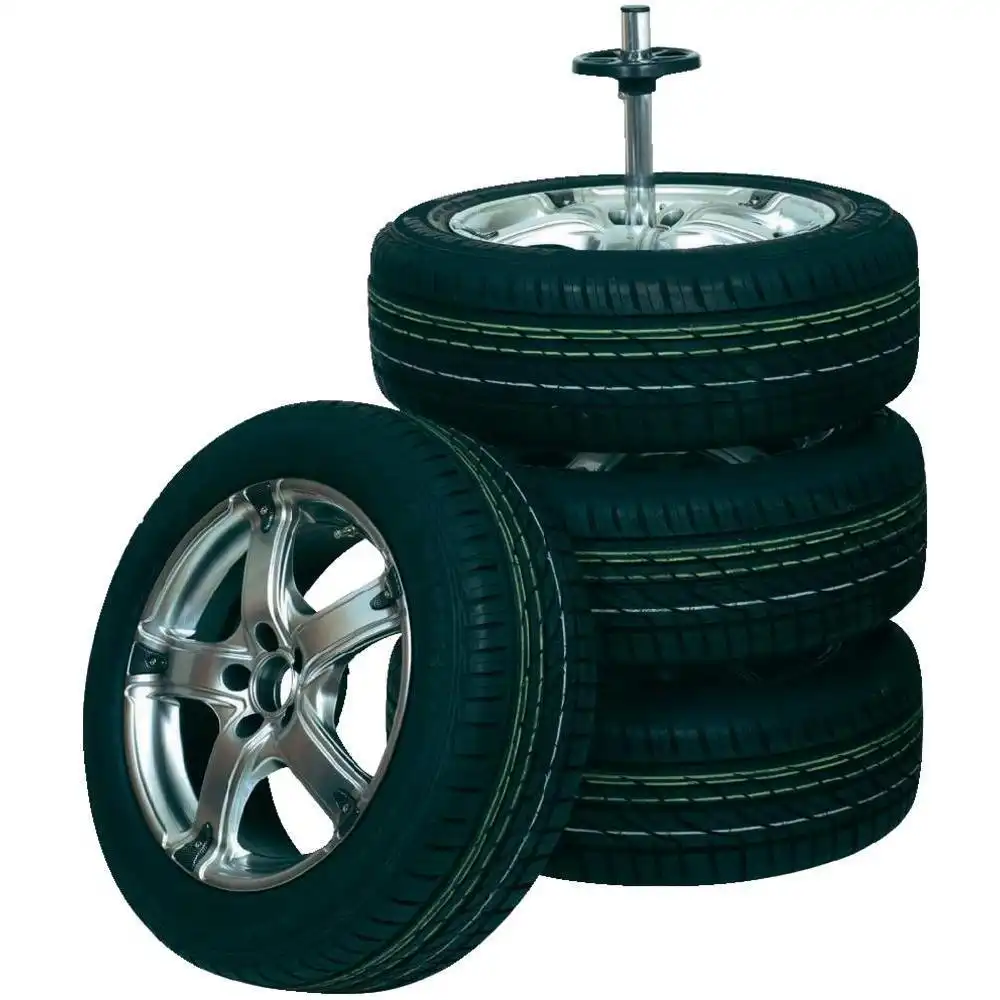 Porta pneumatici asta 4 posti gomme auto da 22,5 cm barra per ruote cerchi