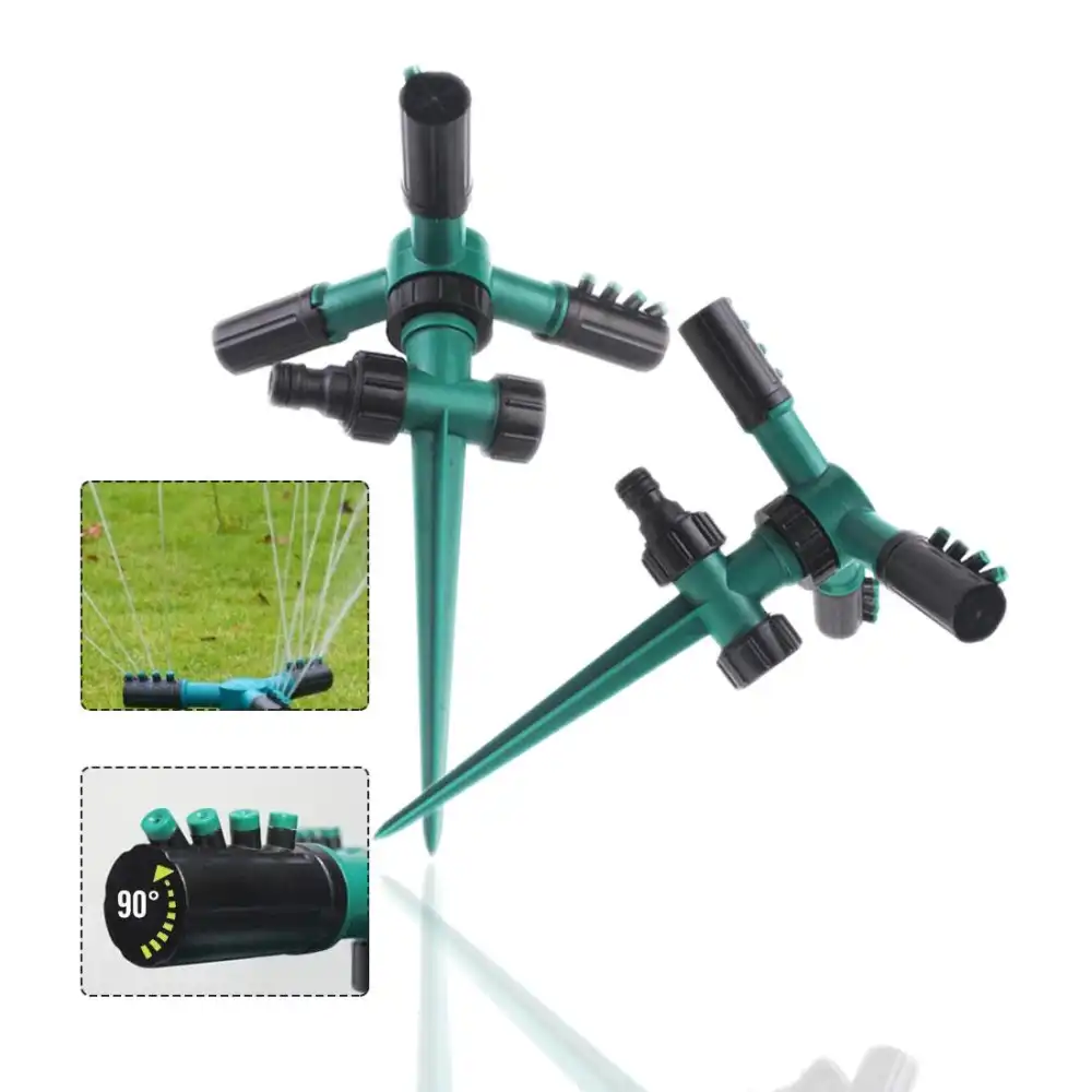 Irrigatore da Giardino Automatico a 360 Gradi con 12 Ugelli per Irrigazione
