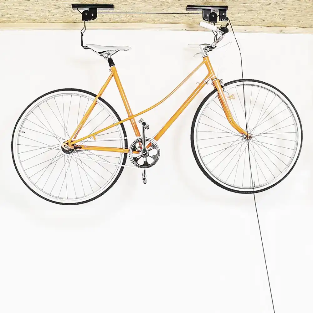 Porta Bici Appendi Bicicletta al Soffitto Garage Cantina Appendere 1 Bike