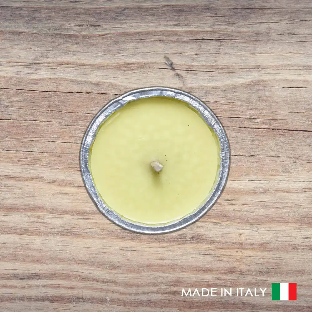 50 Pezzi Candela Citronella In Allumino 14 cm Antizanzare Giardino Feste Eventi