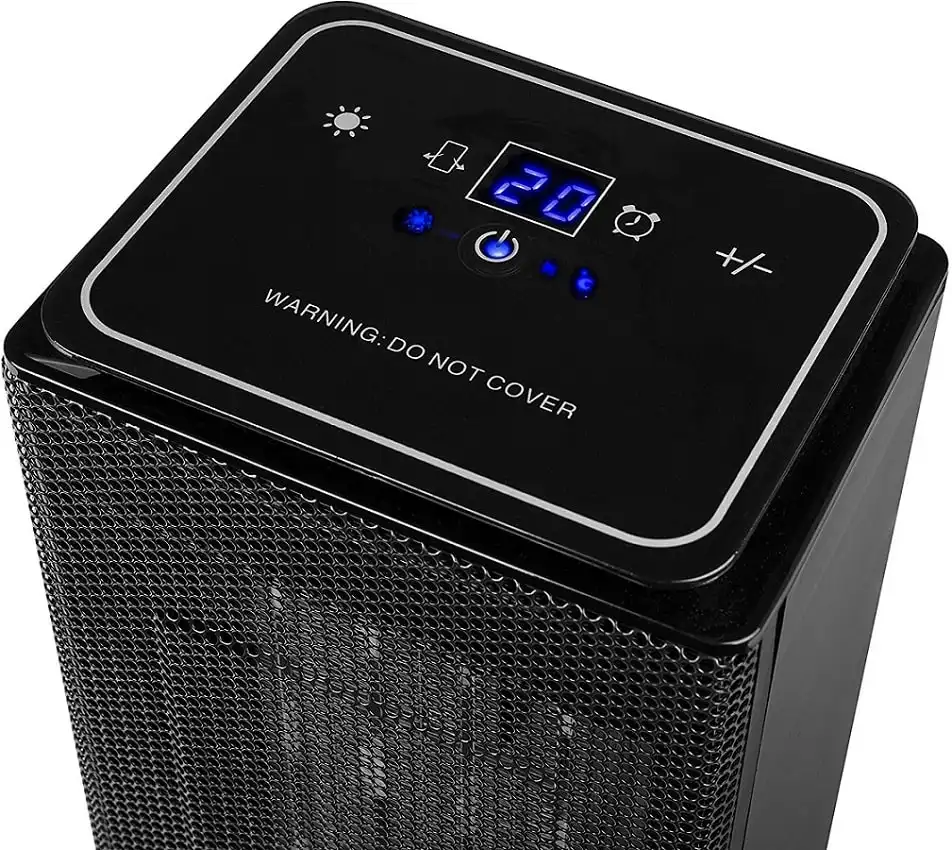Tristar KA-5014 Termoventilatore in Ceramica 2000W Nero Pannello Controllo Touch